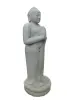 Artikelbild 2 des Artikels “Stehender Buddha aus Flussstein, Position Namaskara, H. 87cm. “